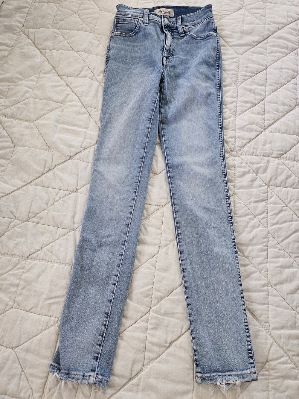 Madewell 10" High Rise  Skinny Jeans - Size 24